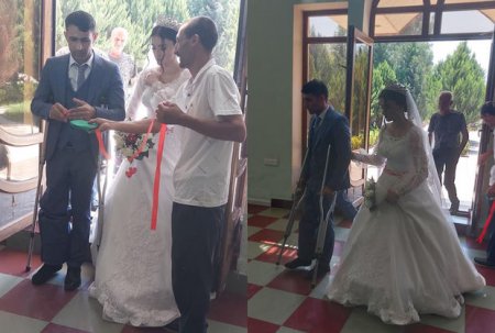 Vətən müharibəsi qazisinin toyu oldu - FOTO